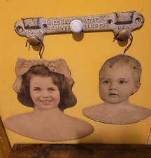 Two Medelo Garment Company Lithograph 1917 Clothing Hangers