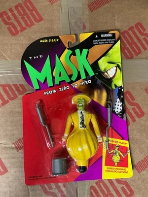 VINTAGE 1995 THE MASK FROM ZERO TO HERO TORNADO MASK ACTION FIGURE KENNER