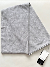 BNWT M&S Autograph silver grey extra fine pure cashmere scarf wrap shawl