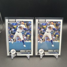 2026 Topps Series 1 Mookie Betts #41 Los Angeles Dodgers MLB Baseball (2) Cards