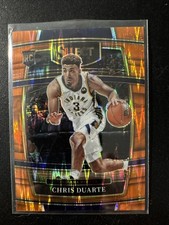 2021-22 Panini Select - Concourse Chris Duarte #41 Orange Flash Prizm (RC)