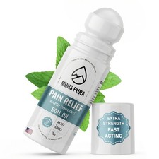 Mons Pura Rapid Cooling Muscle Relief Roll On: Soothe Sore Muscles, Ease...