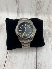 Orologio Citizen Attesa ATD53-3061 Eco Drive Radio GMT Quadrante Nero