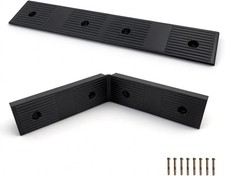 Heavy Duty 1.5 inch Rise Rubber Curb Ramps for Driveway Curb Ramps with M8