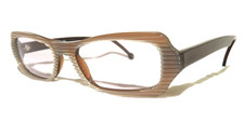 NEW L.A. Eyeworks Frame GRILL Frame, eyeglass, Milky Brown 169, Italy NOS
