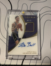 2018-19 Panini Immaculate Patch Autograph Lonzo Ball Lakers #PA-LBL /35
