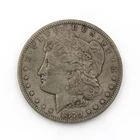 1879-CC Capped Die Morgan Silver Dollar United States Coin Carson City #C895-2