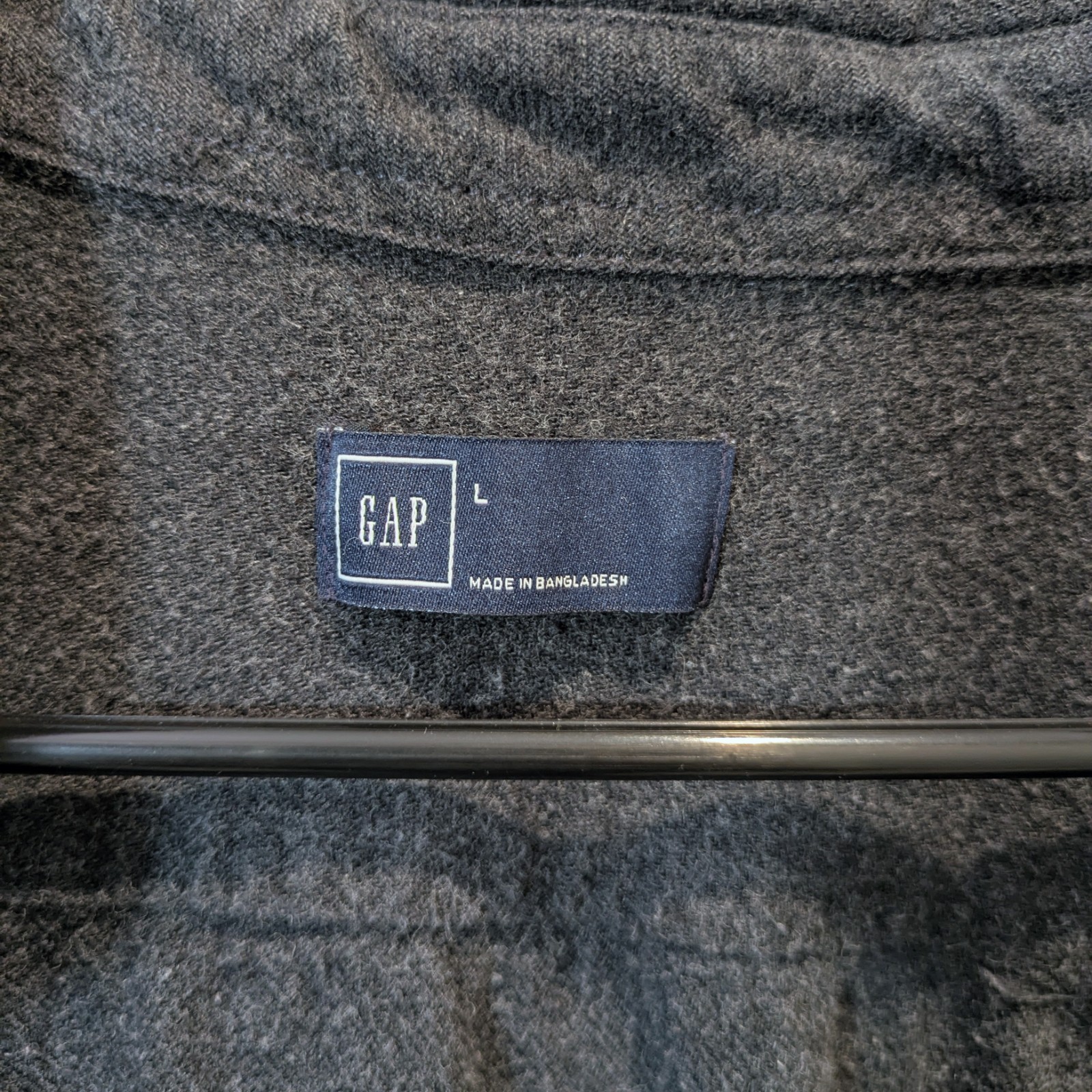 GAP dark gray jacket with elbow patch - Size Large - image 4