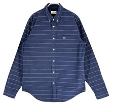 Lacoste Men Slim Fit Long Sleeve Casual Formal Shirt Size 41 - M/L