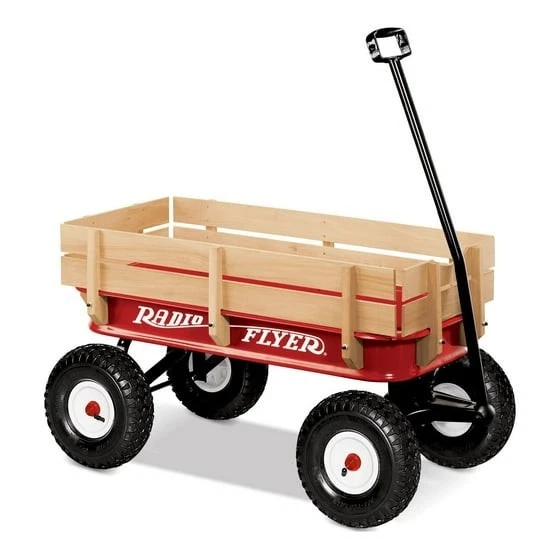 Radio Flyer, 36" All Terrain Wagon, Air Tires, Red - Image 2 of 4