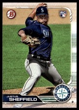 2019 Bowman Justus Sheffield Rookie Seattle Mariners #12
