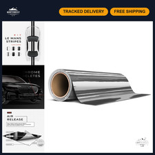 Gloss Silver Chrome Air-Release Vinyl Adhesive Tape Roll 12" x 20ft - Craft DI
