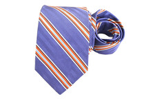 BROOKS BROTHERS MEN'S TIE BLUE/STRIPED WIDTH: 3.25" LENGTH: 59"