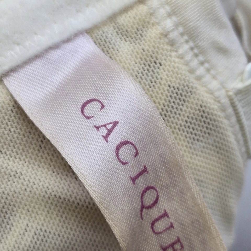 Sujetador convertible Cacique para mujer 38DD marfil ligeramente forrado con aros de encaje Foto 3 de 4