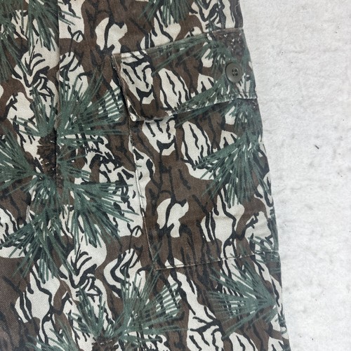 Vintage Camo Men's 2XL Piney Woods Natural Adjustable Waist Pants Made In USA - Picture 4 of 18