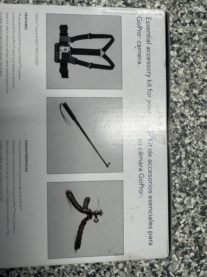 Kit de accesorios esenciales Insignia NSDGPK10 para cámara de acción GoPro Foto 3 de 4