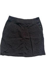 Women's AMERICAN EAGLE Black Corduroy Mini Skirt Size 2 Excellent Condition Y2K