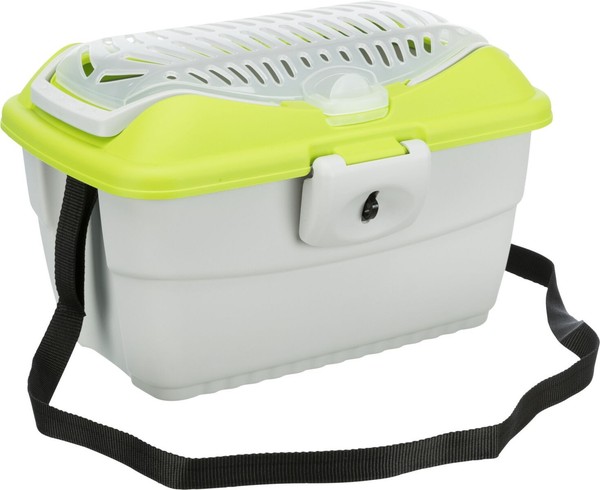 Trixie Transportbox Mini-Capri FüR Kleintiere Hellgrau/GrüN 40X22X30 Cm-image