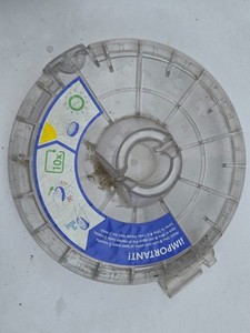 Dyson DC27 Staubsauger transparent Post Motor Filter Abdeckung Klappe