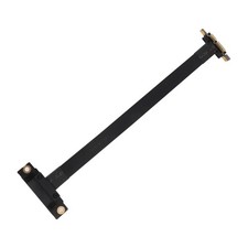 PCIE X1 Riser Cable Dual 90 Degree Right Angle PCIe 3.0 X1 to X1 Extension2418