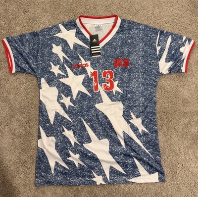1994 Cobi Jones USA World Cup Home Jersey Sz- L