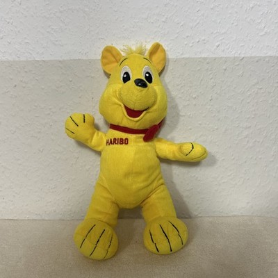 HARIBO Plüsch Stofftier Kuscheltier Bär gelb Werbefigur Reklame 30cm AUSWAHL