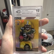 Topps 2013 Rookie Refractors Eddie Lacy #MBC-EL Refractor Rookie Card (RC). rookie card picture