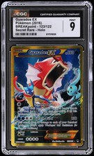 2016 Pokemon XY Breakpoint Gyarados EX #123 CGC 9 Secret Rare Mint on eBay