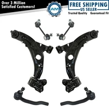 Front Control Arm Ball Joint Sway Bar Link Tie Rod Steering Suspension Kit 6pc