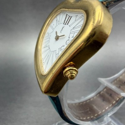 Yves Saint Laurent Heart Watch Women 31mm White Dial Gold Tone