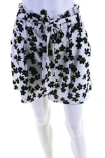 Love, Whit by Whitney Port Womens Floral Paper Bag Shorts Size 10 14095837