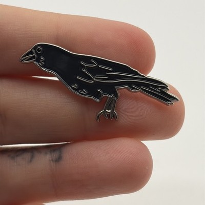 Edgar Allan Poe The Raven Nevermore Lapel Hat Pin