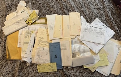 EPHEMERA: Legal & Financial Papers & Documents: Handwriting & Papers & Old Notes