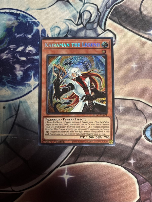 (YT) Yu-Gi-Oh! TCG Kaibaman the Legend Secret Rare Holo DUAD-EN021 1st Ed VLP