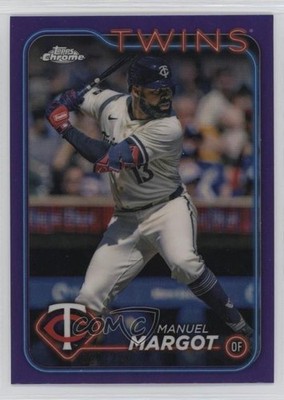 2024 Topps Chrome Update Purple Refractor /250 Manny Margot Manuel #USC168 13kb