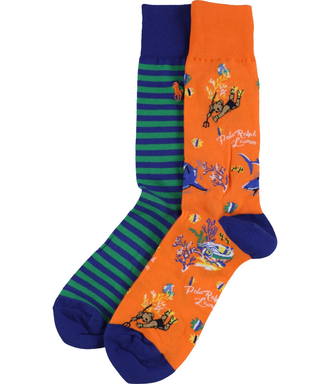 Мужские носки Ralph Lauren в медвежьем стиле разноцветные 10-12 4190₽