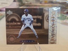 Michael Jordan 1995 Upper Deck Baseball Speed One On One Card #4 BARONS ROOKIE. rookie card picture
