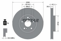 2 X Bremsscheibe Textar 92140903 FüR Honda Accord VII
