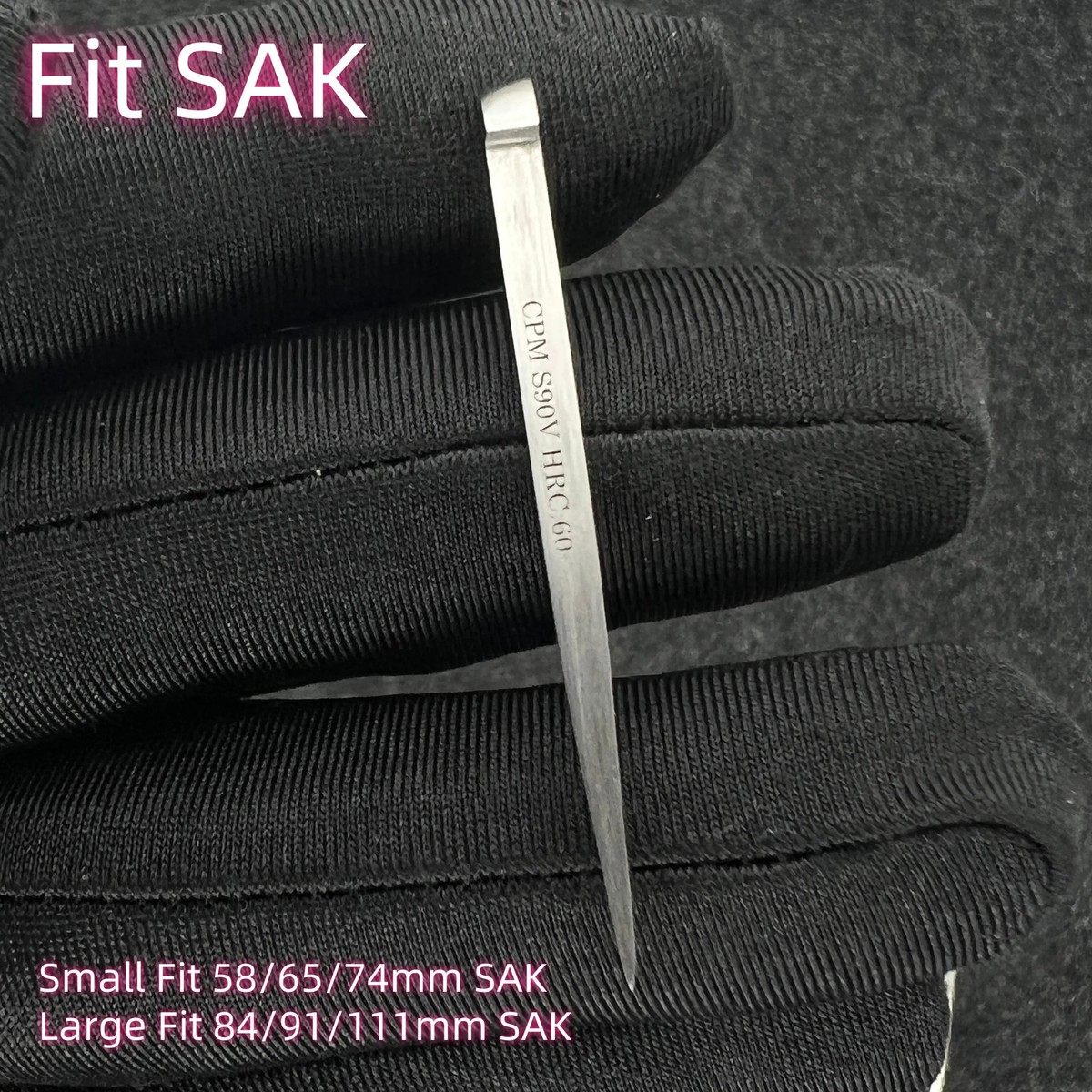CPM S90V Toothpick/Pin Replacement Part For 58/65/74/84/91/111mm