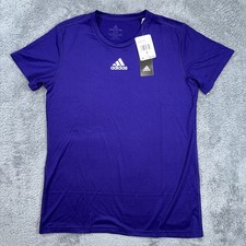 Adidas Mens Creator Tee, Sz Med, Purple/White