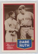 1989 CMC Limited Edition Red Border Babe Ruth Miller Huggins #17 HOF 10ou