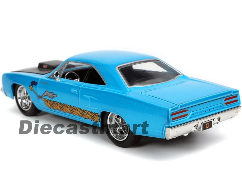 Jada 1:24 Hollywood Rides Looney Tunes 1970 Plymouth Road Runner & Wile E Coyote - Изображение 3 из 4