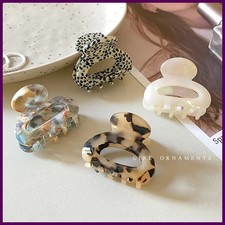 2025 New Women Hair Claw Small 4.5cm Acetate Hair Clips Elegant Colorful Hollow