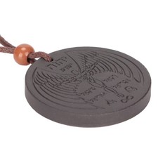 Volcanic Stone Pendant Adjustable Rope Energy Necklace Health Care Pendant CUT