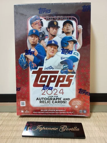 2024 TOPPS MLB BASEBALL JAPAN EDITION Factory Sealed Hobby Box New From JP