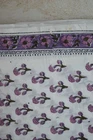 4 Yard New Hand Block 100%Cotton Floral Fabric NO TARRIF CHARGES 100% ✅ZK-102*