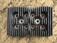 Pair of genuine Yamaha TD3 cylinder heads. Yamaha part 329 and 329 2.