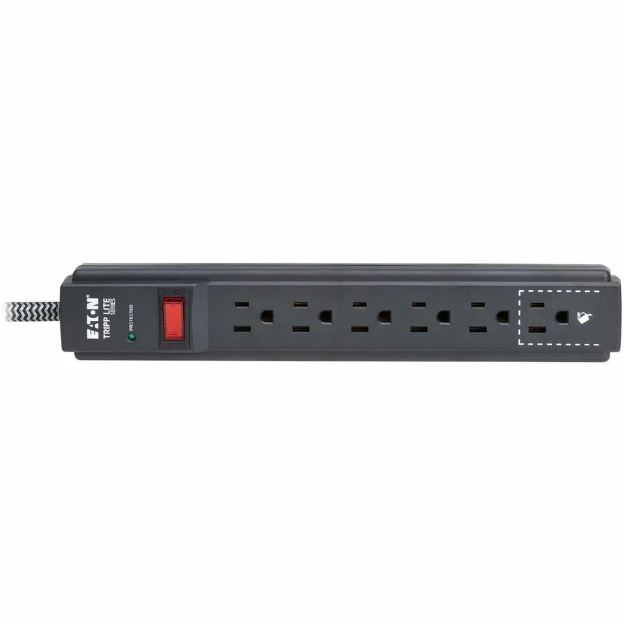 Eaton Tripp Lite Series Protect It! 6-Outlet Surge Protector - 5-15R Outlets, - Image 3 of 4