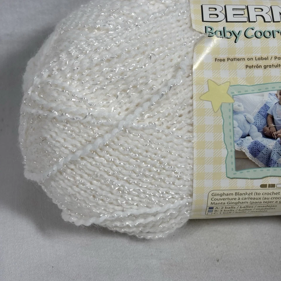 Hilo Bernat Baby Coordenates blanco 5 oz/457 yardas peso 3 luces Foto 3 de 4