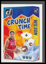 2025 Donruss WNBA #12 A'ja Wilson Crunch Time Las Vegas Aces